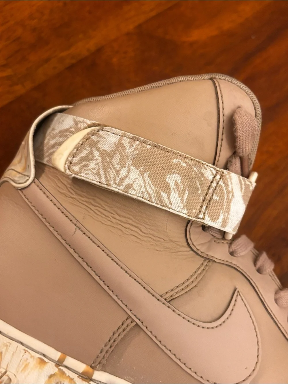 Nike Air Force 1 High Dip Dye Sand Tan / Summit White (Size 12) - AT3293-200